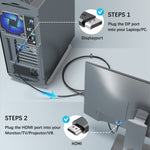 DisplayPort-auf-HDMI-Kabel 4K@30Hz | ANZEIGE