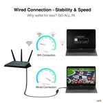 USB C to Ethernet Adapter Wired Connection - Stability & Speed