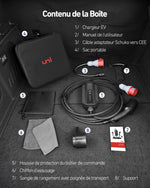 uni Type 2 EV-oplaadkabel 11 kW 7 m draagbaar 3-fase laadstation voor elektrische auto's