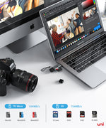 Lector de tarjetas USB C y USB 3.0 a SD/MicroSD | UHS-I | PÍXEL