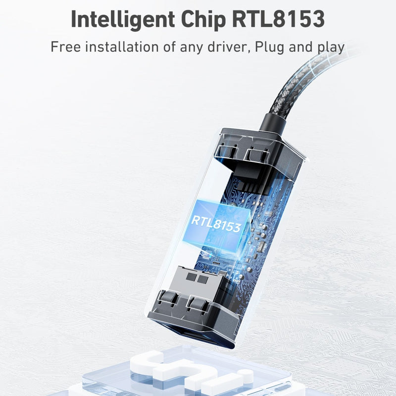 USB-A - イーサネットアダプター 1G | 迅速