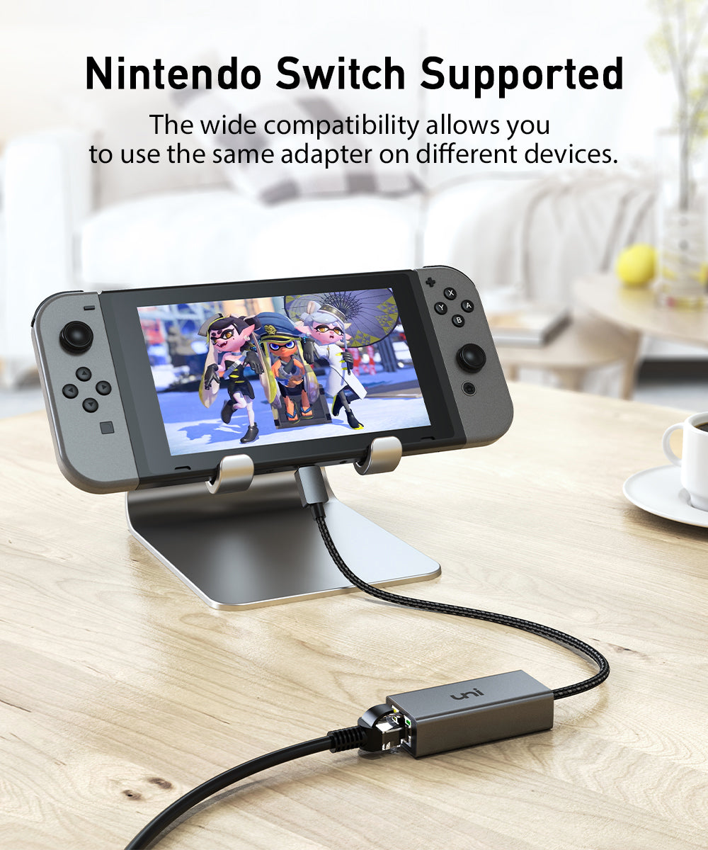 Адаптер Ethernet для Nintendo Switch (Lite), адаптер проводной сети | он® -  uni