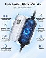 uni Type 2 EV-oplaadkabel 11 kW 7 m draagbaar 3-fase laadstation voor elektrische auto's