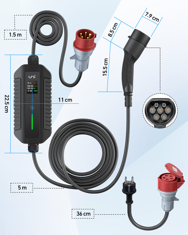 ユビトリシティ　EV 充電ケーブル ユビトリシティ EV 充電ケーブル EV充電ケーブル - ZDWL