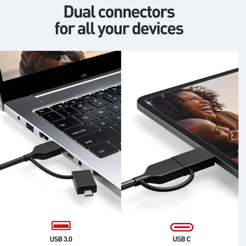 Dual Connector UHS-I Card Reader