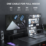 USB4-kabel | ONBEPERKT 4.0