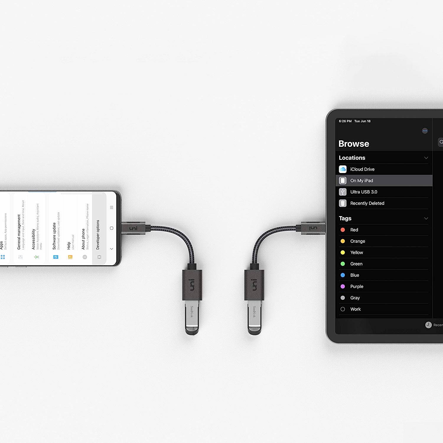 Адаптер Uni® USB C, Переходник USB Type C На USB, Алюминиевый USB-Ключ
