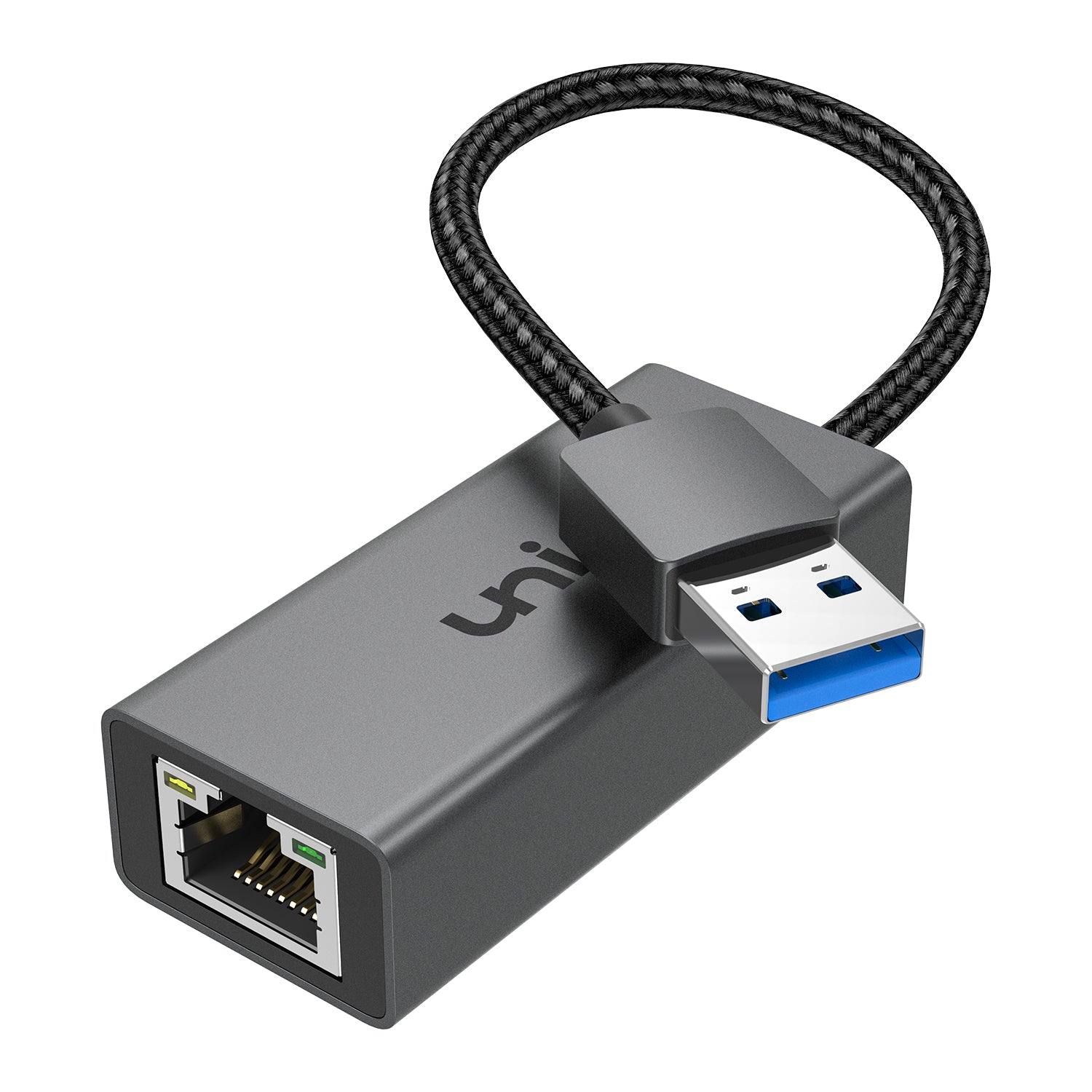 Адаптер - переходник USB - RJ45 (LAN) до 10 Мбит/с, белый