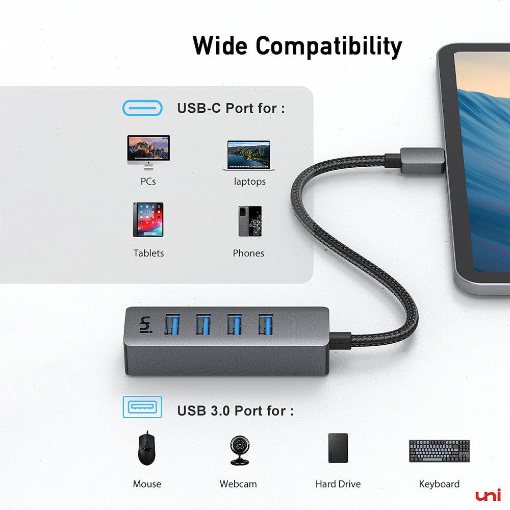 Plugable Cable adaptador USB C a USB con tecnología sin controlador,  permite la conexión de laptop, tableta o teléfono USB tipo C a un  dispositivo USB